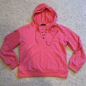 Pink lightweight sweatshirt